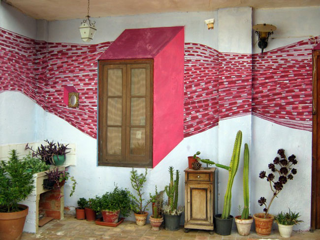 Angel's Terrace. Wallpainting pic
