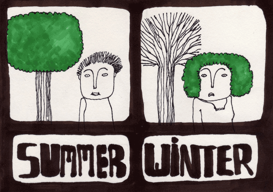 Sumer-Winter. Drawing